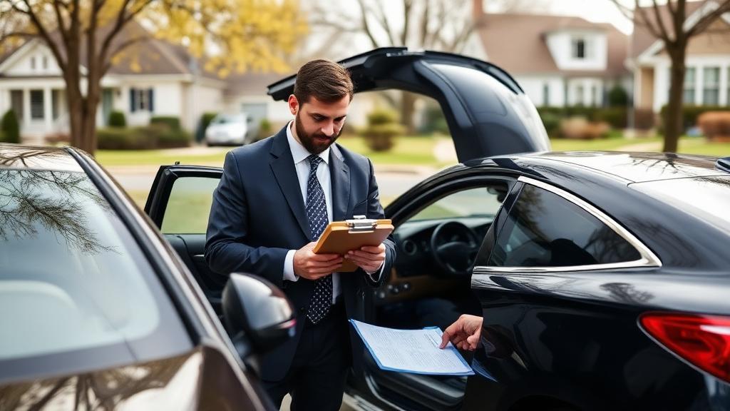 Certified diminished value appraisal inspection in New Jersey — BOCAA-certified appraiser documenting vehicle damage for NJ insurance claim